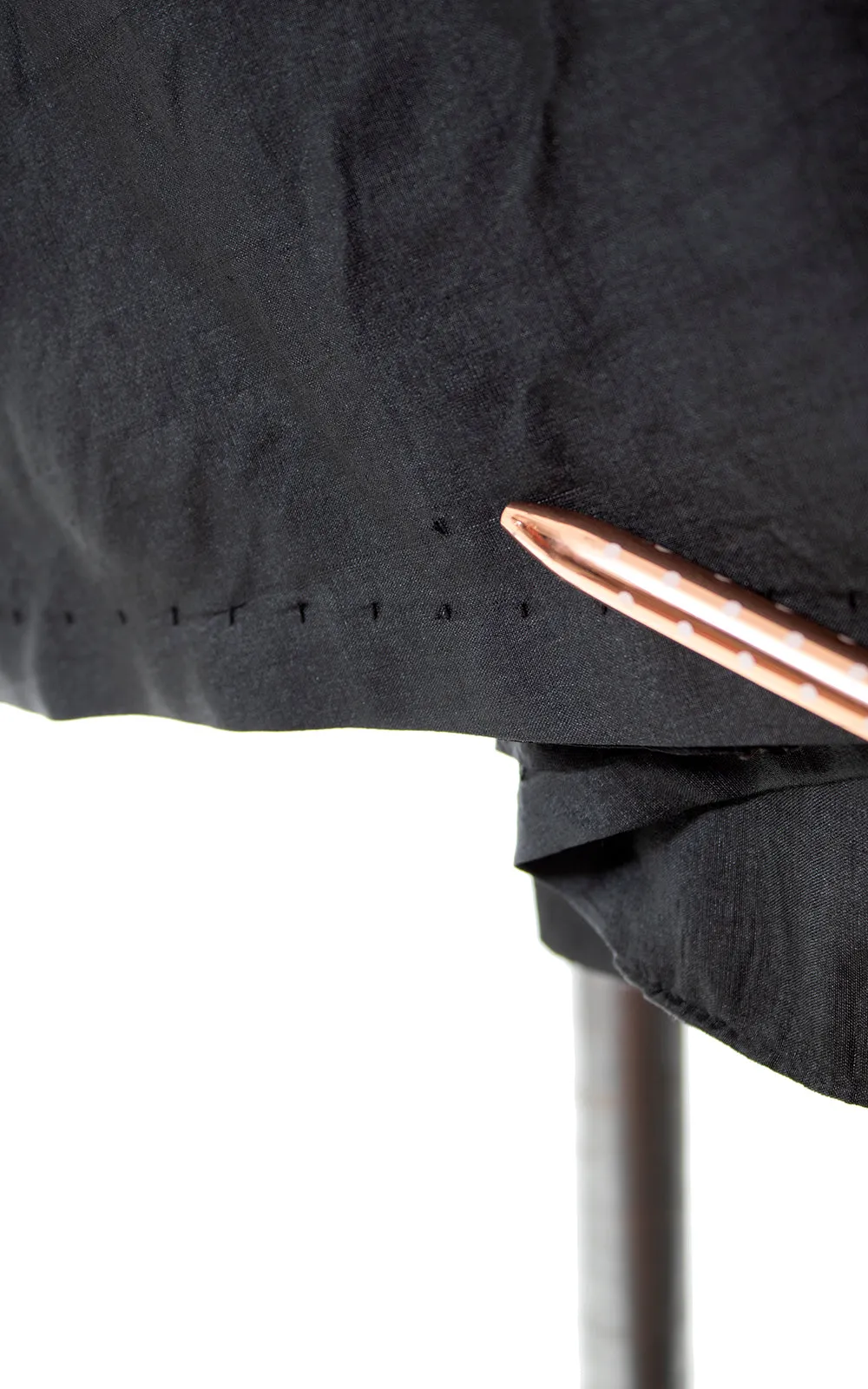1980s ALBERT NIPON Black Silk Belted Coat | small