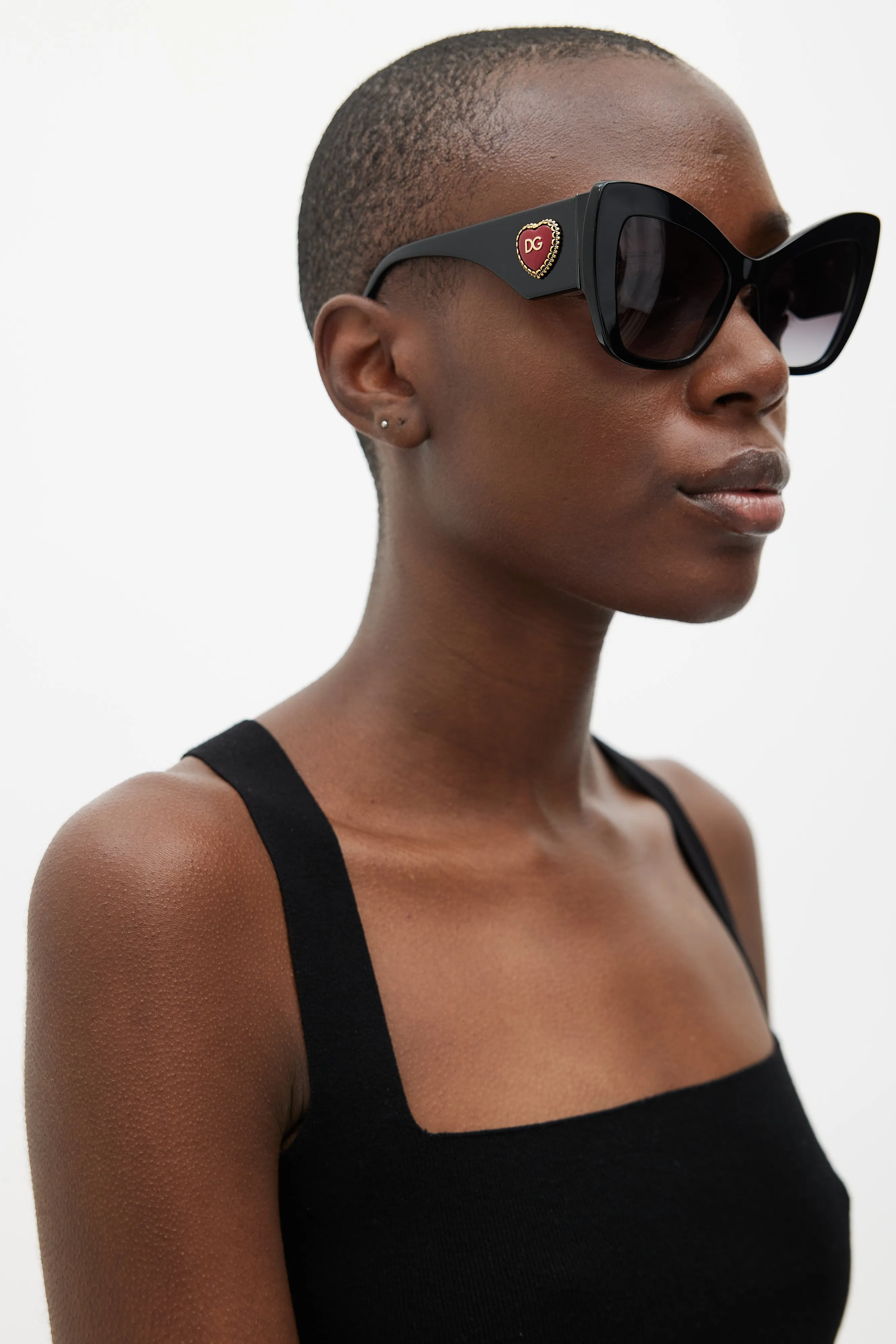 Black 4349 Oversized Sunglasses