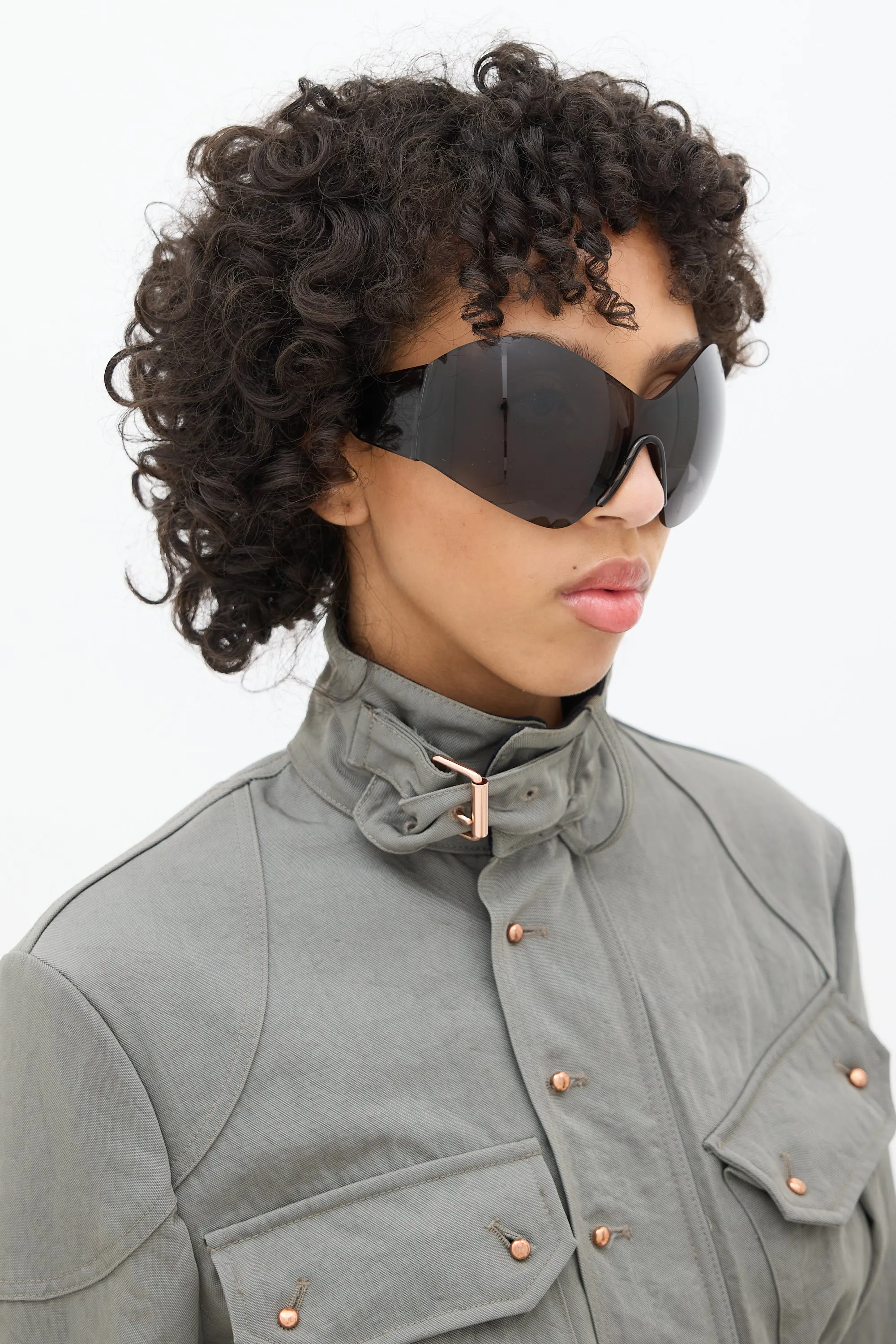 Black BB0180S Shield Sunglasses
