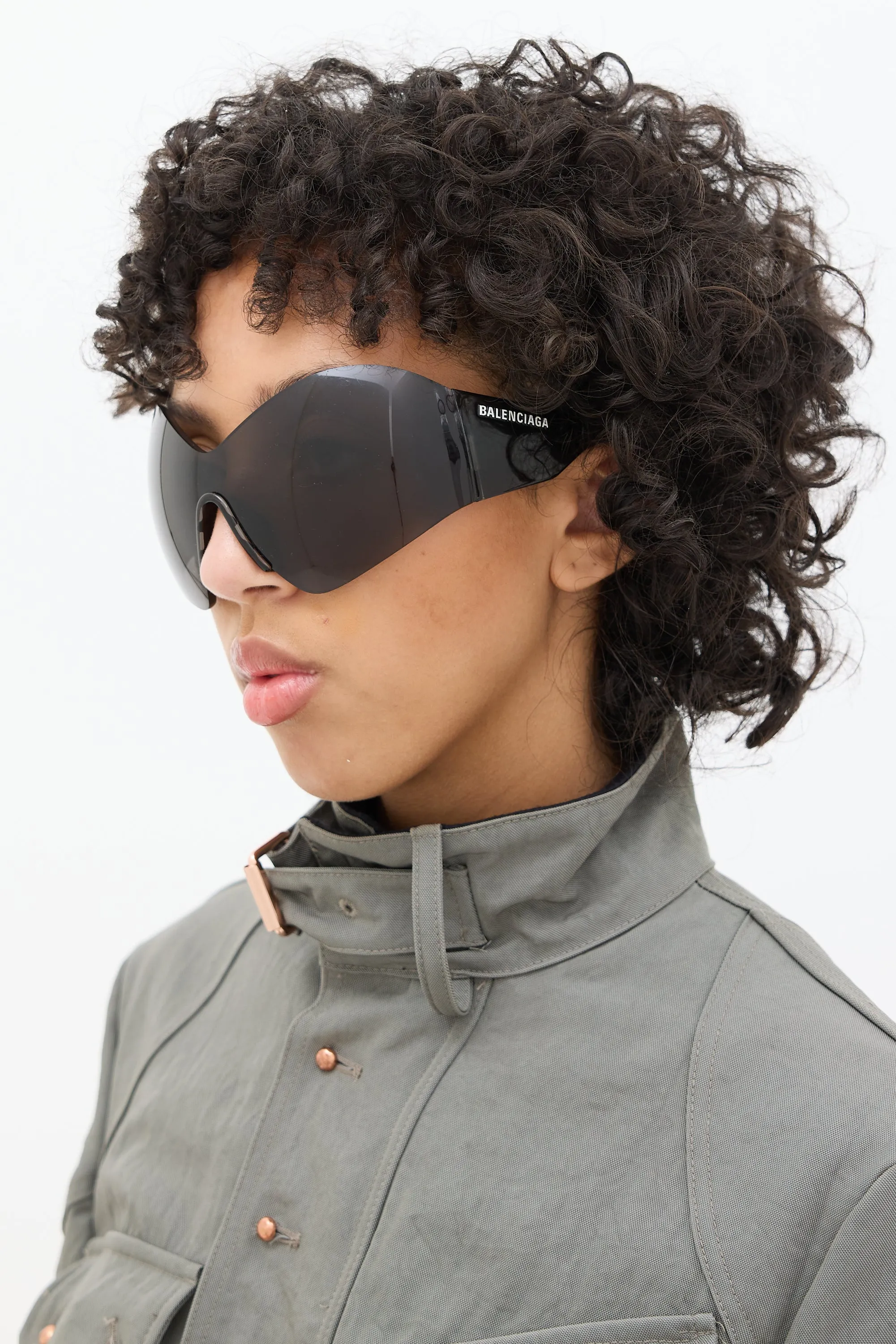 Black BB0180S Shield Sunglasses