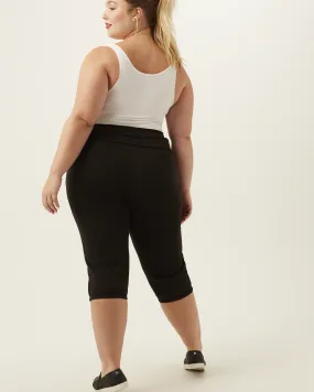Cassie French Terry Cropped Joggers | Black