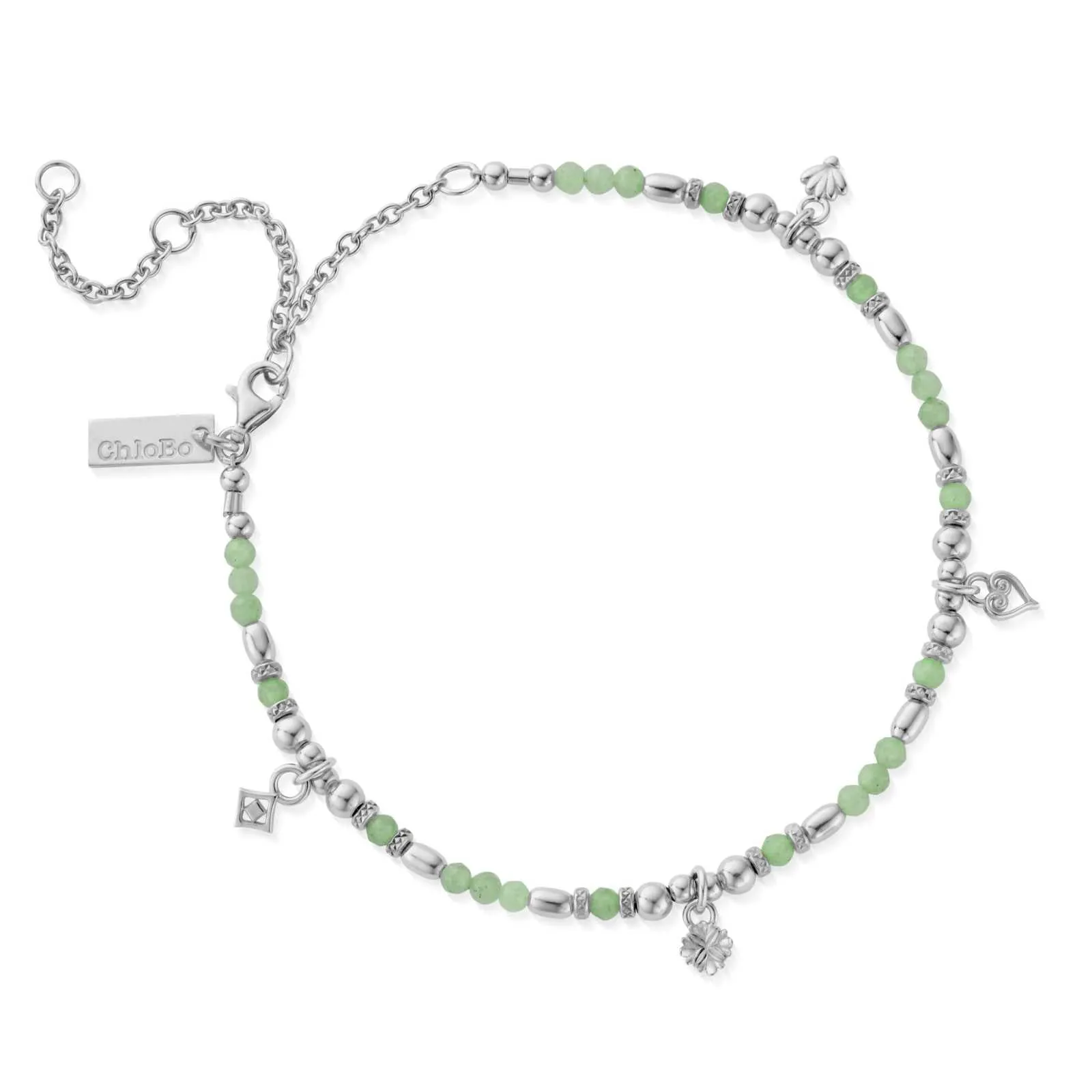 CHLOBO In Bloom HARMONY Aventurine Anklet