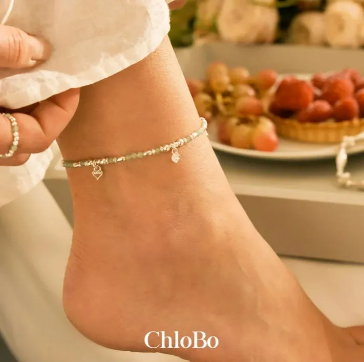 CHLOBO In Bloom HARMONY Aventurine Anklet