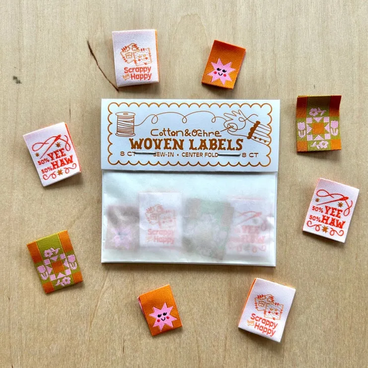 Cotton and Ochre - Quilty Pack Woven Labels