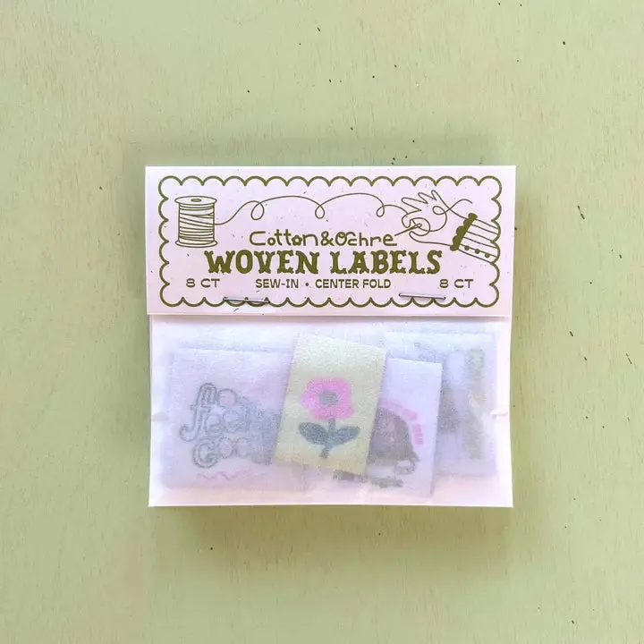 Cotton and Ochre - Self-Care Pack Woven Labels
