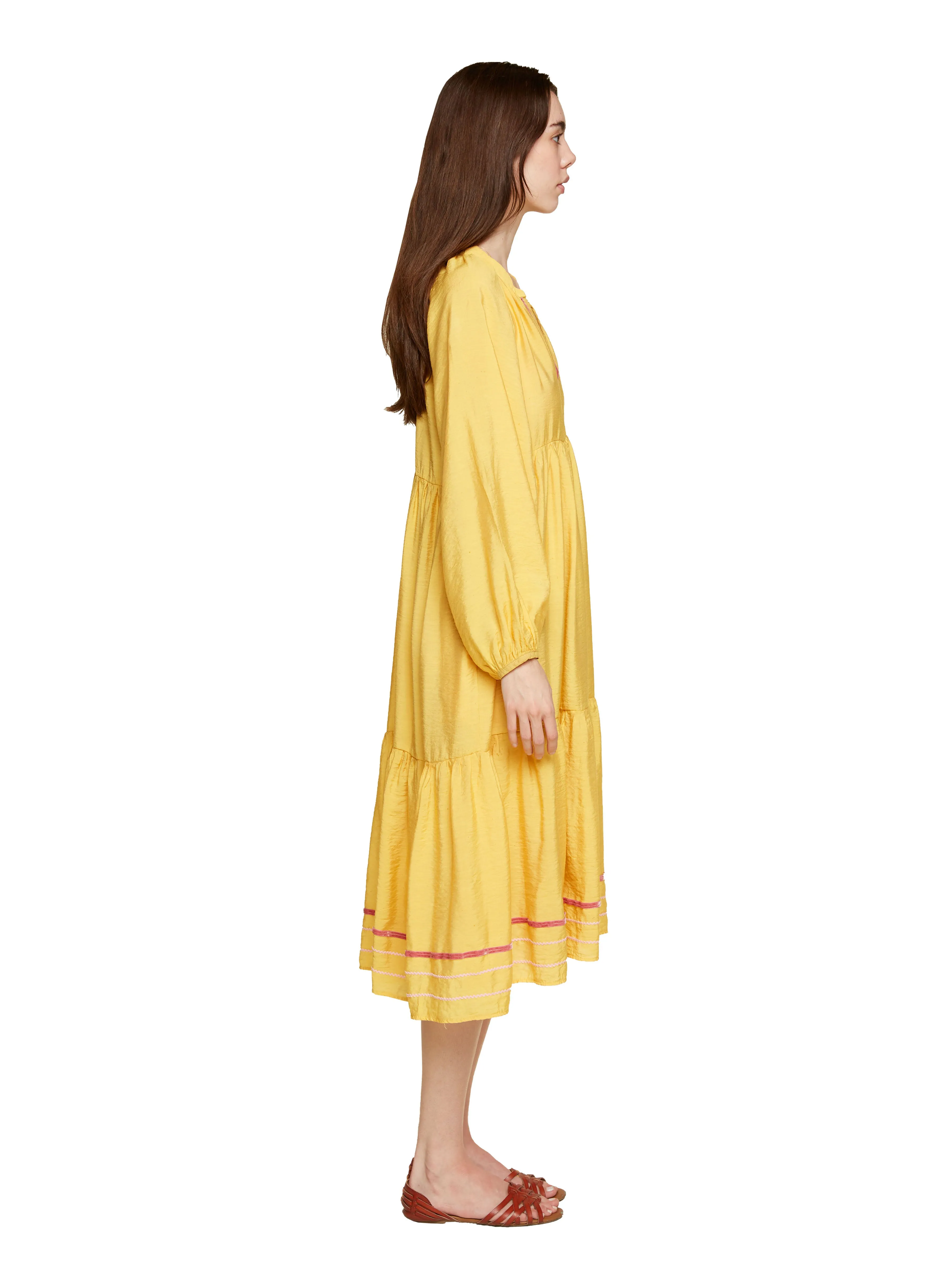 Eden House Dress in Mustard