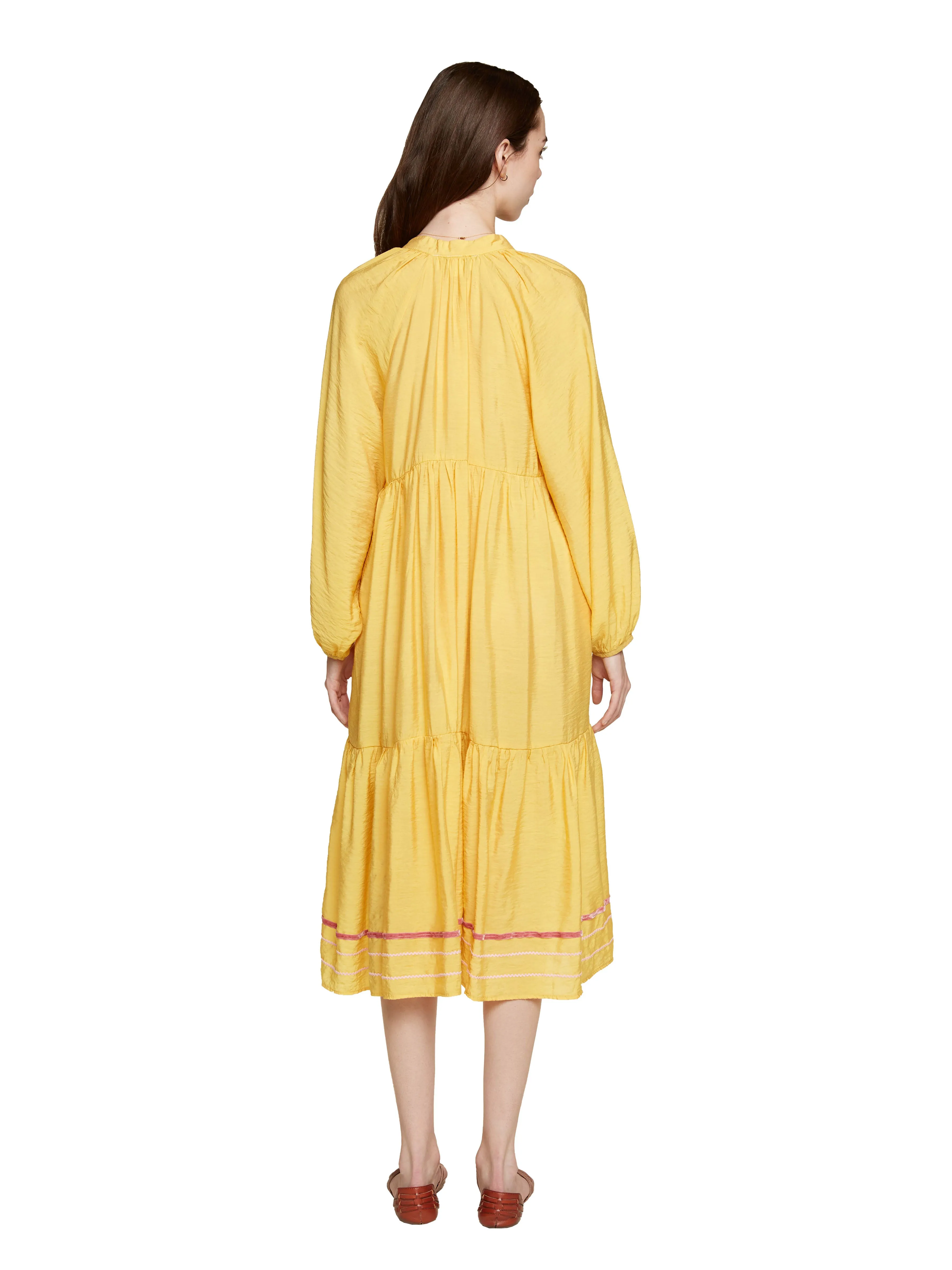 Eden House Dress in Mustard