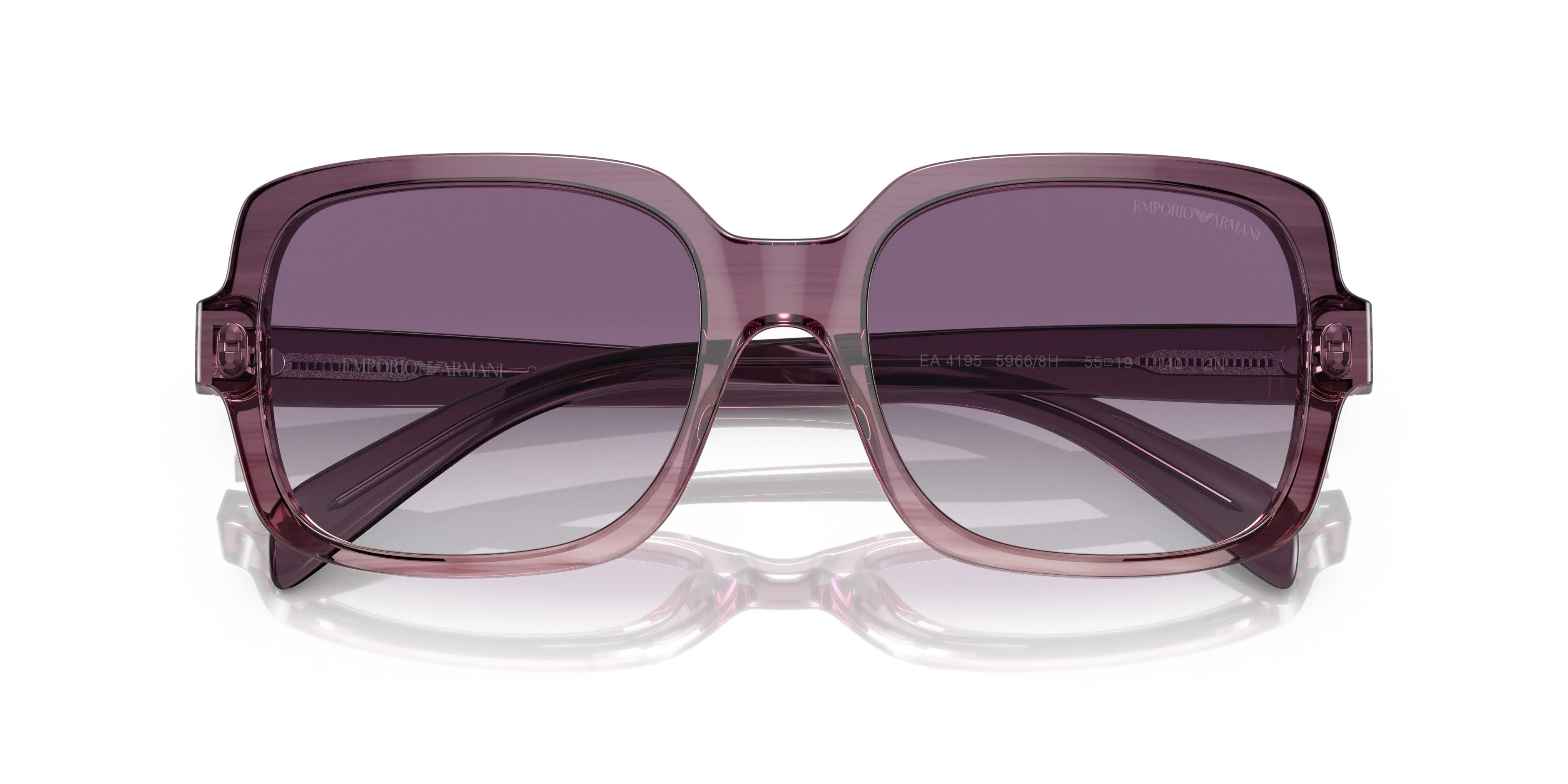 Emporio Armani 0EA4195 59668H Square Gradient violet Sunglasses