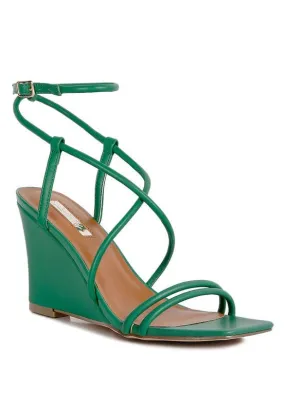 Gracie Ankle Strap Wedge Sandals