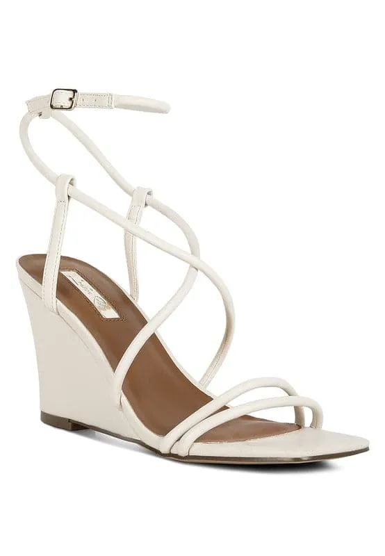 Gracie Ankle Strap Wedge Sandals