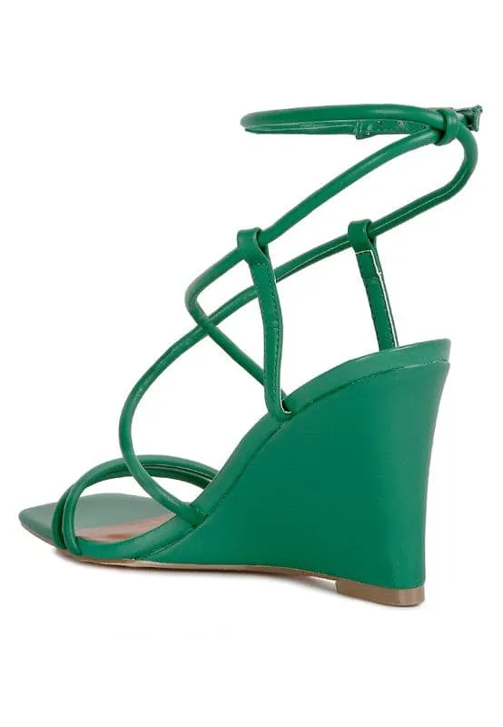 Gracie Ankle Strap Wedge Sandals