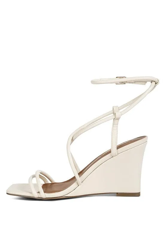 Gracie Ankle Strap Wedge Sandals