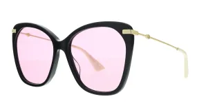 Gucci GG0510S-002  Black  Oversized Sunglasses