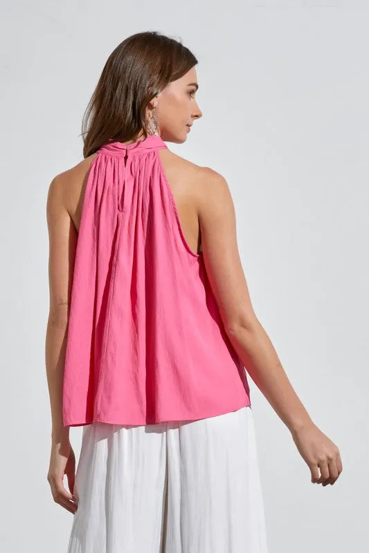 Halter Top with Chain Detail