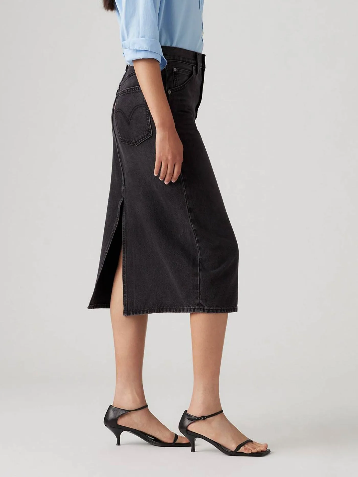 Hr Back Slit Open MInd Skirt