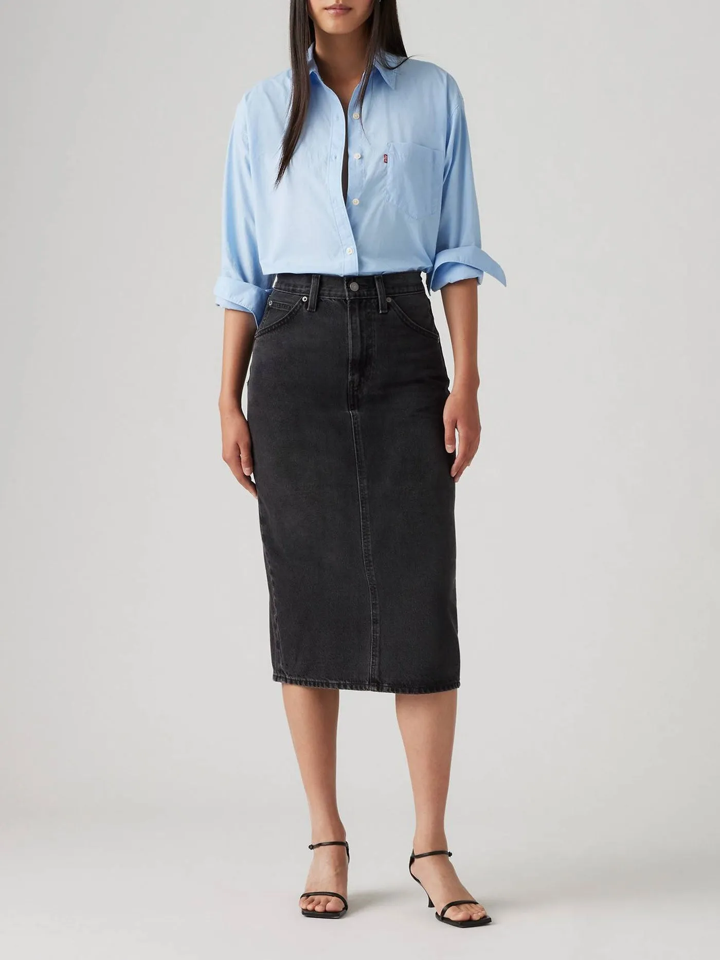 Hr Back Slit Open MInd Skirt