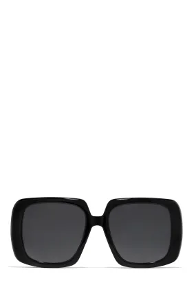 Krissa Oversized Square Sunglasses - Black