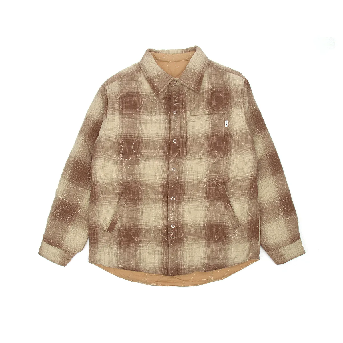 Lightweight Reversible Flannel Jacket
