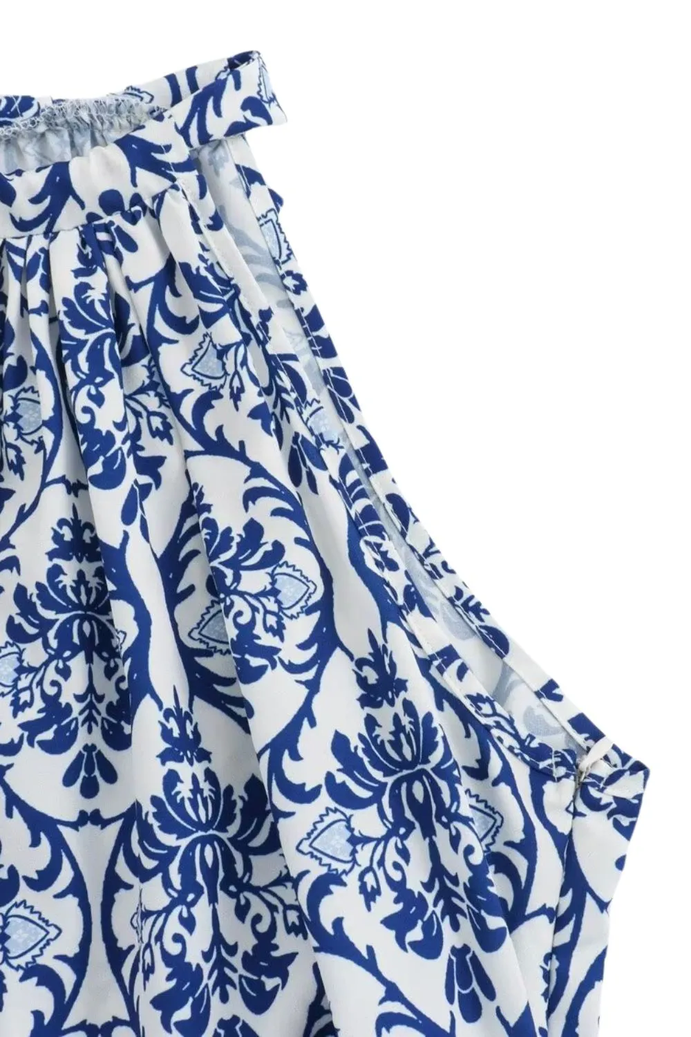 ‘Lily’ Halterneck Floral Print Dress