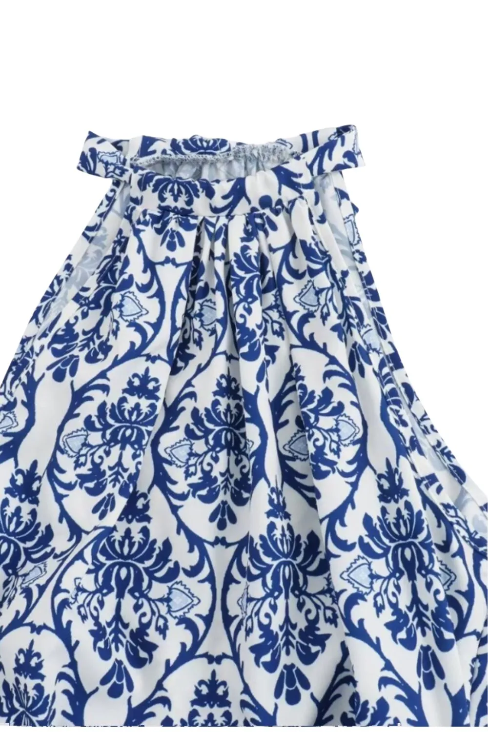 ‘Lily’ Halterneck Floral Print Dress