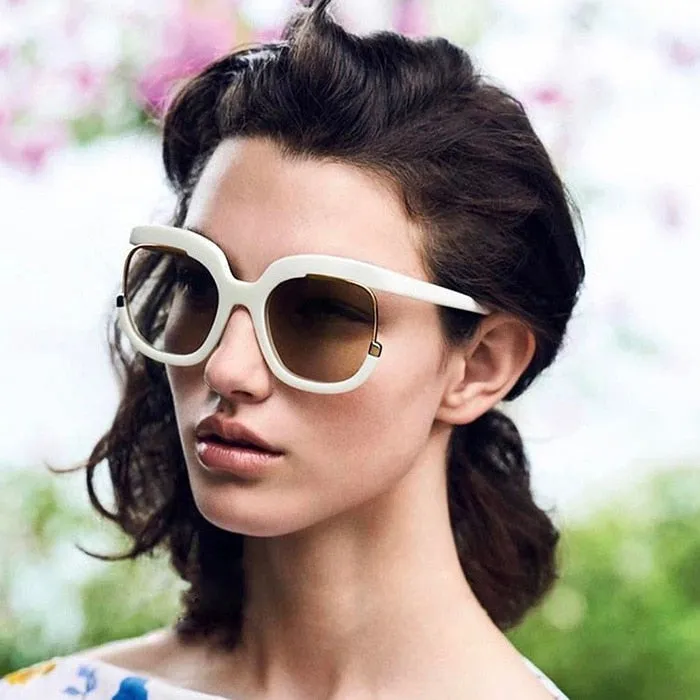 Luxury Oversized Square Gradient Sunglasses