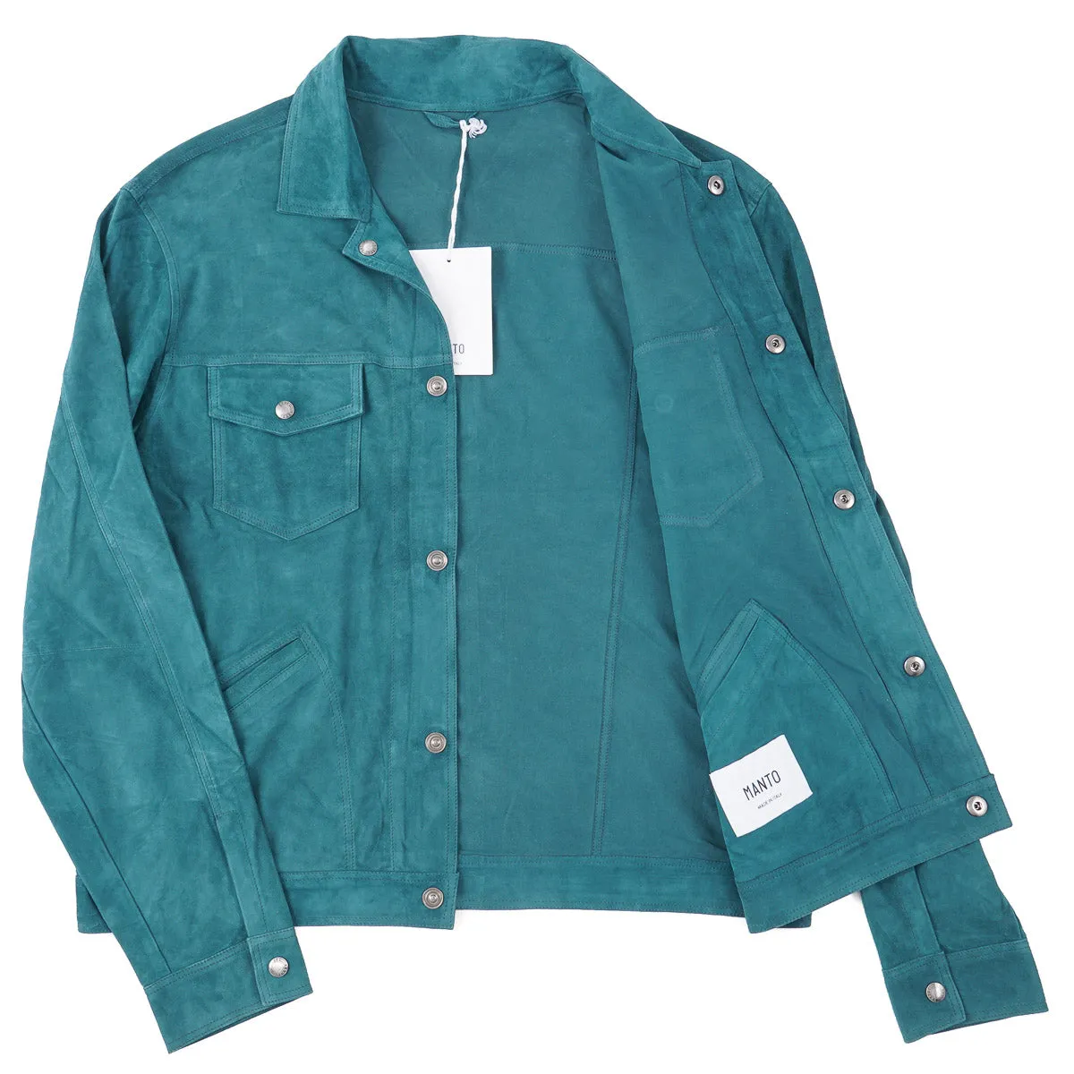Manto Unlined Lambskin Suede Jacket
