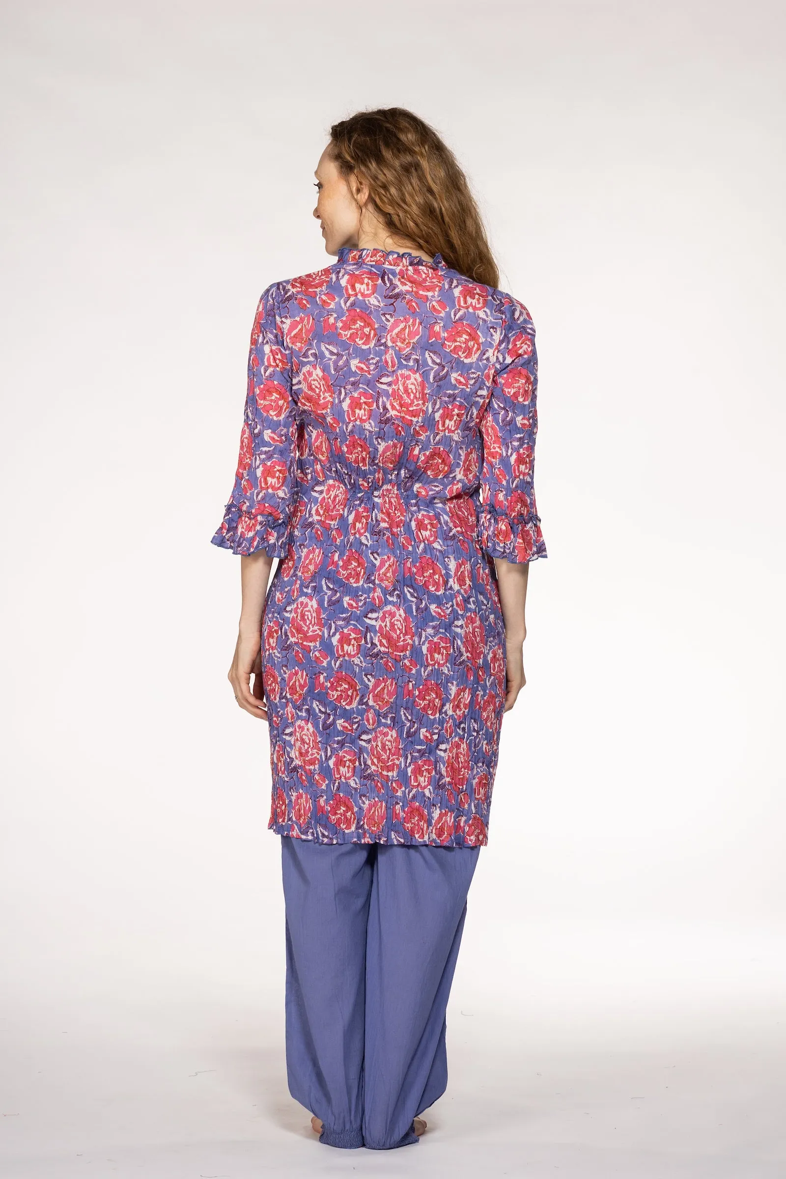 Mughal Tunic Hand block Printed In Pure Cotton SS24