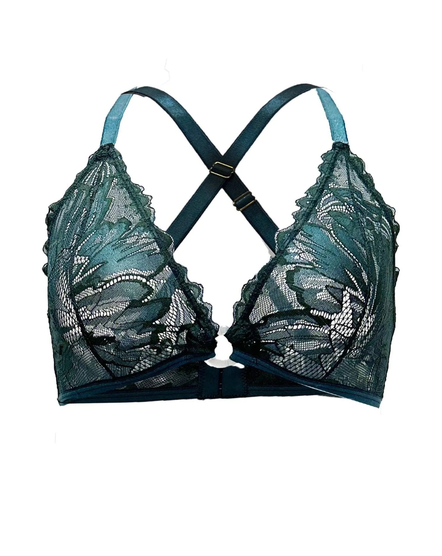 Peacock Coral O-Ring Bralette