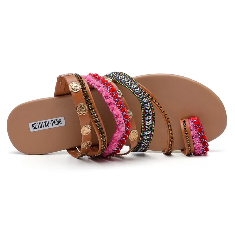 Rhinestone Strappy Sandal