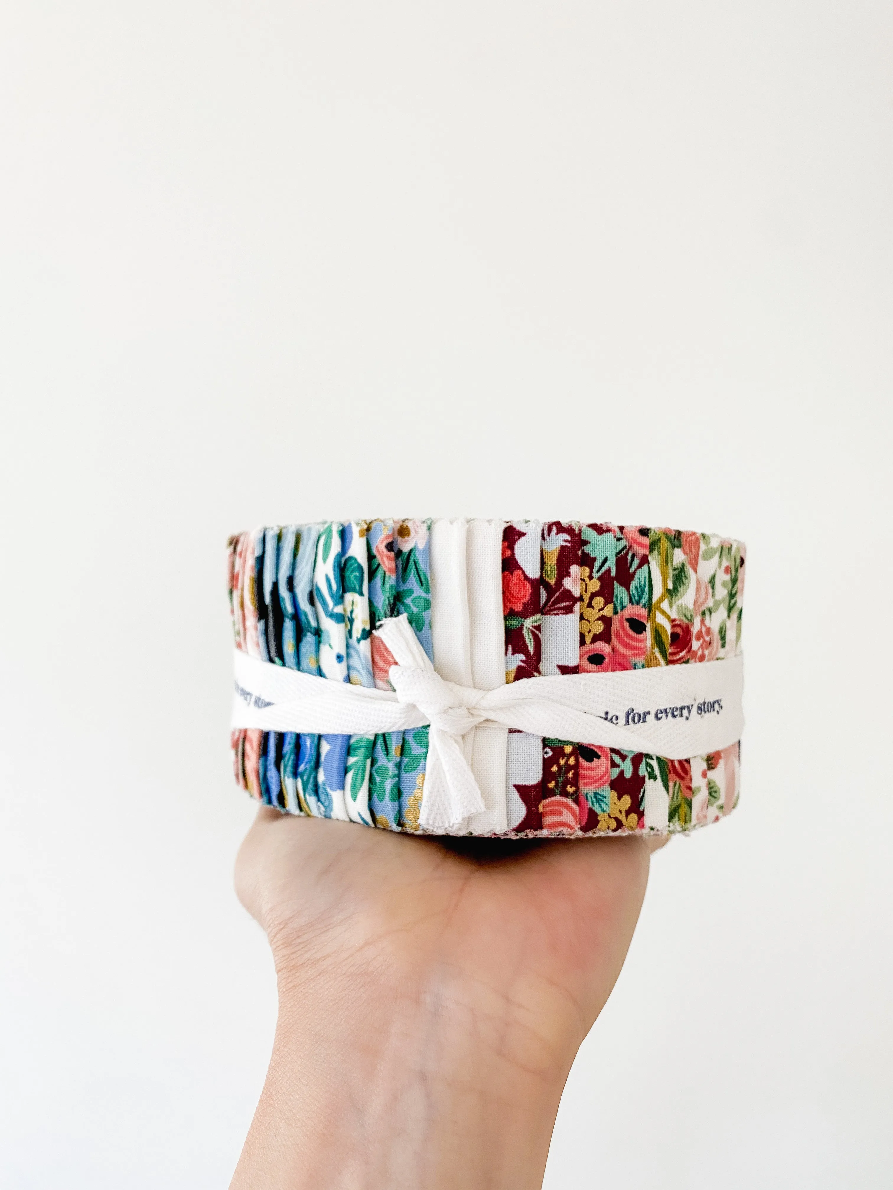 Rifle Paper Co Garden Party - Jelly Roll Bundle - Cotton Poplin - Cotton   Steel