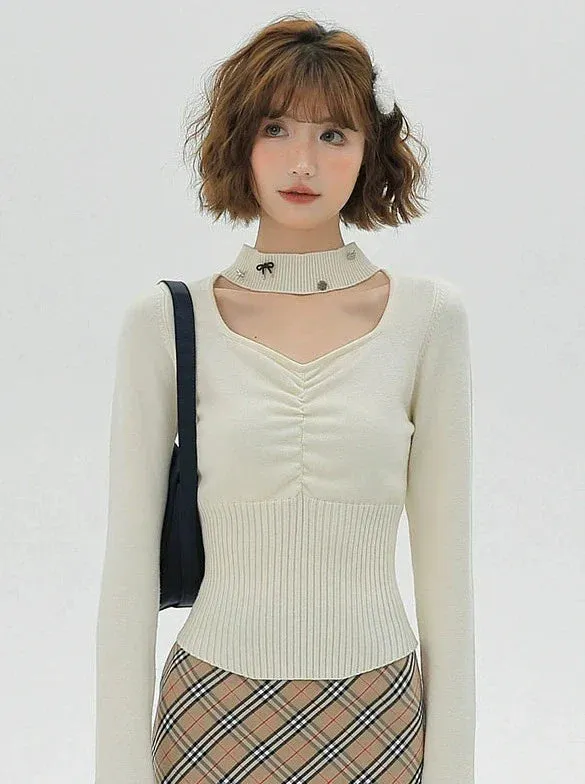 Slim Square Top Design Waist Neck Halter