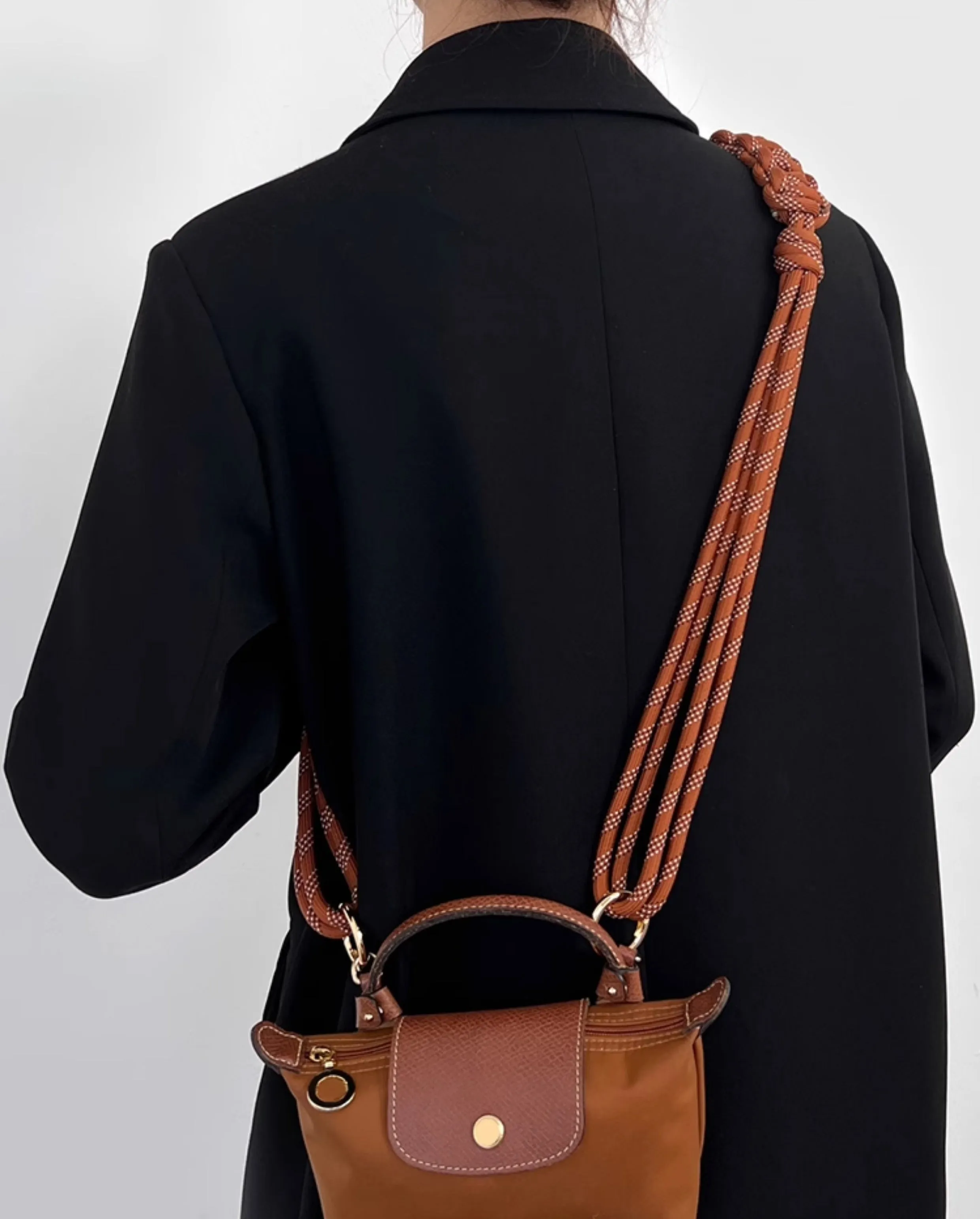 Style Woven Bag Strap – Adjustable Replacement Shoulder Strap for Le Pliage Totes