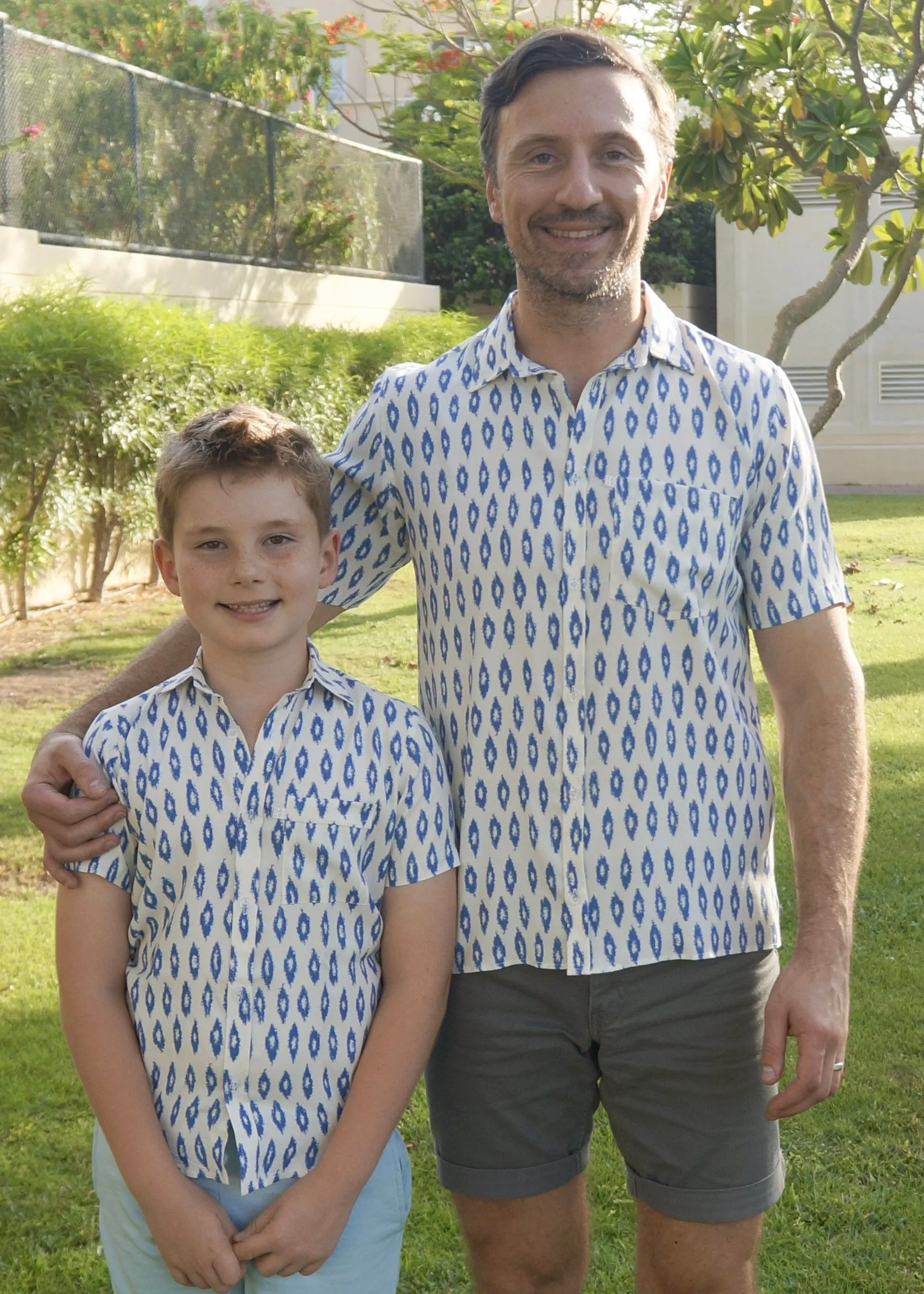 The Boy's Casual Shirt - Royal Diamond