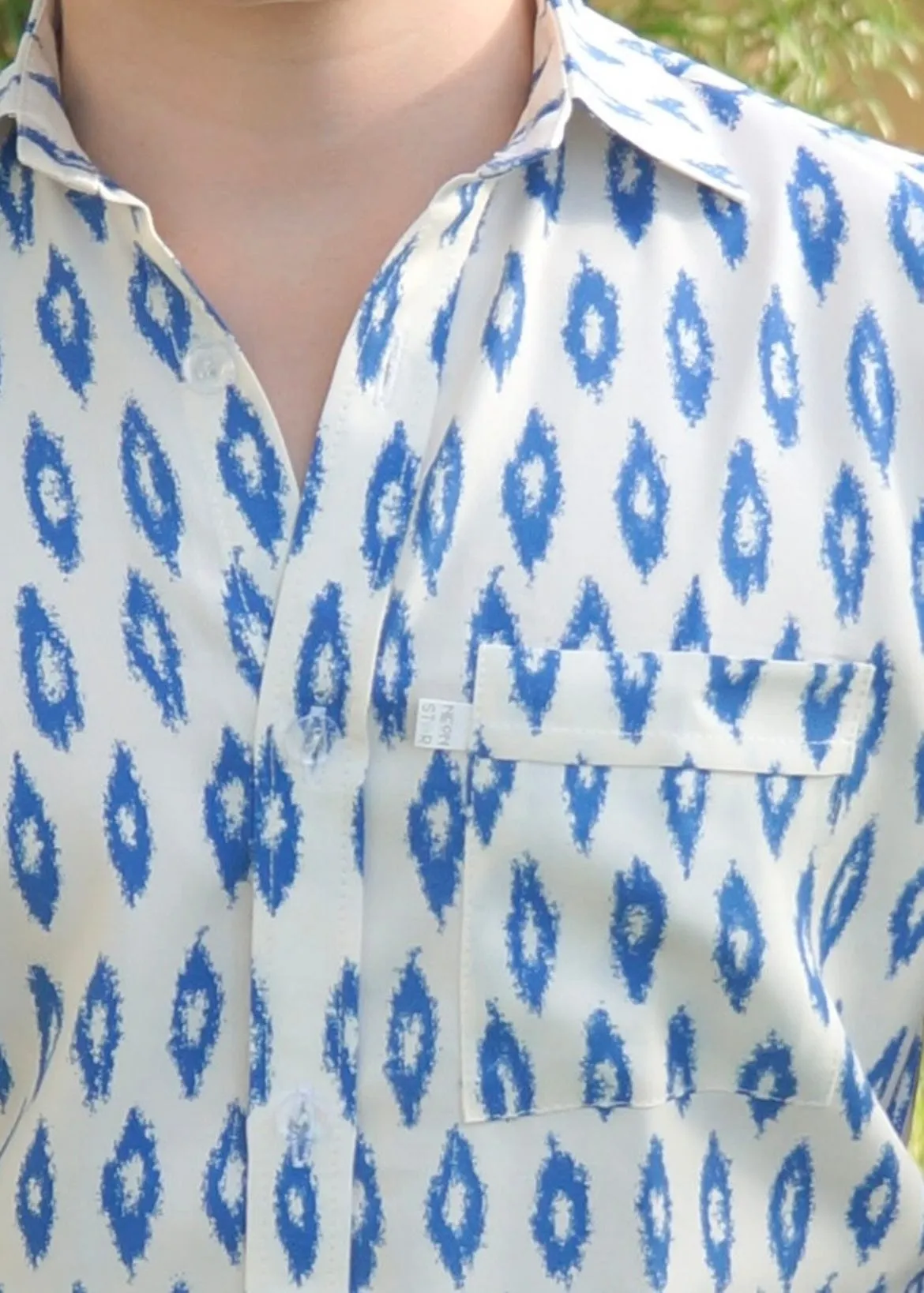 The Boy's Casual Shirt - Royal Diamond