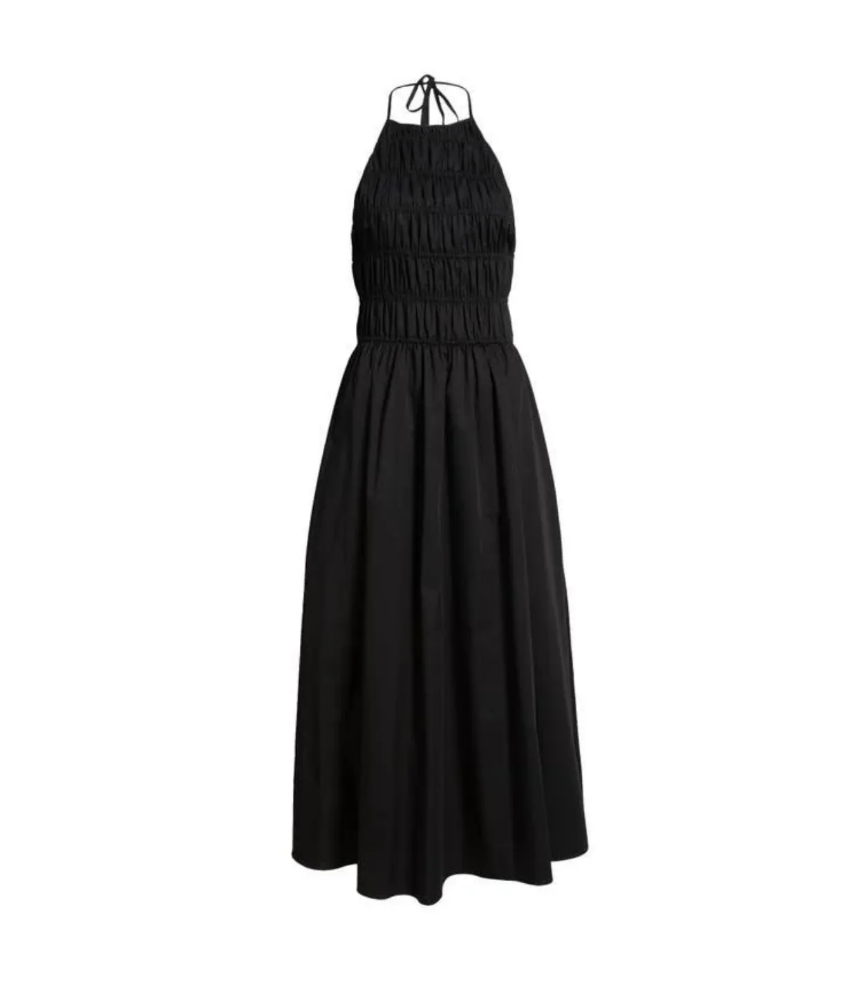 The Meira Dress in Noir