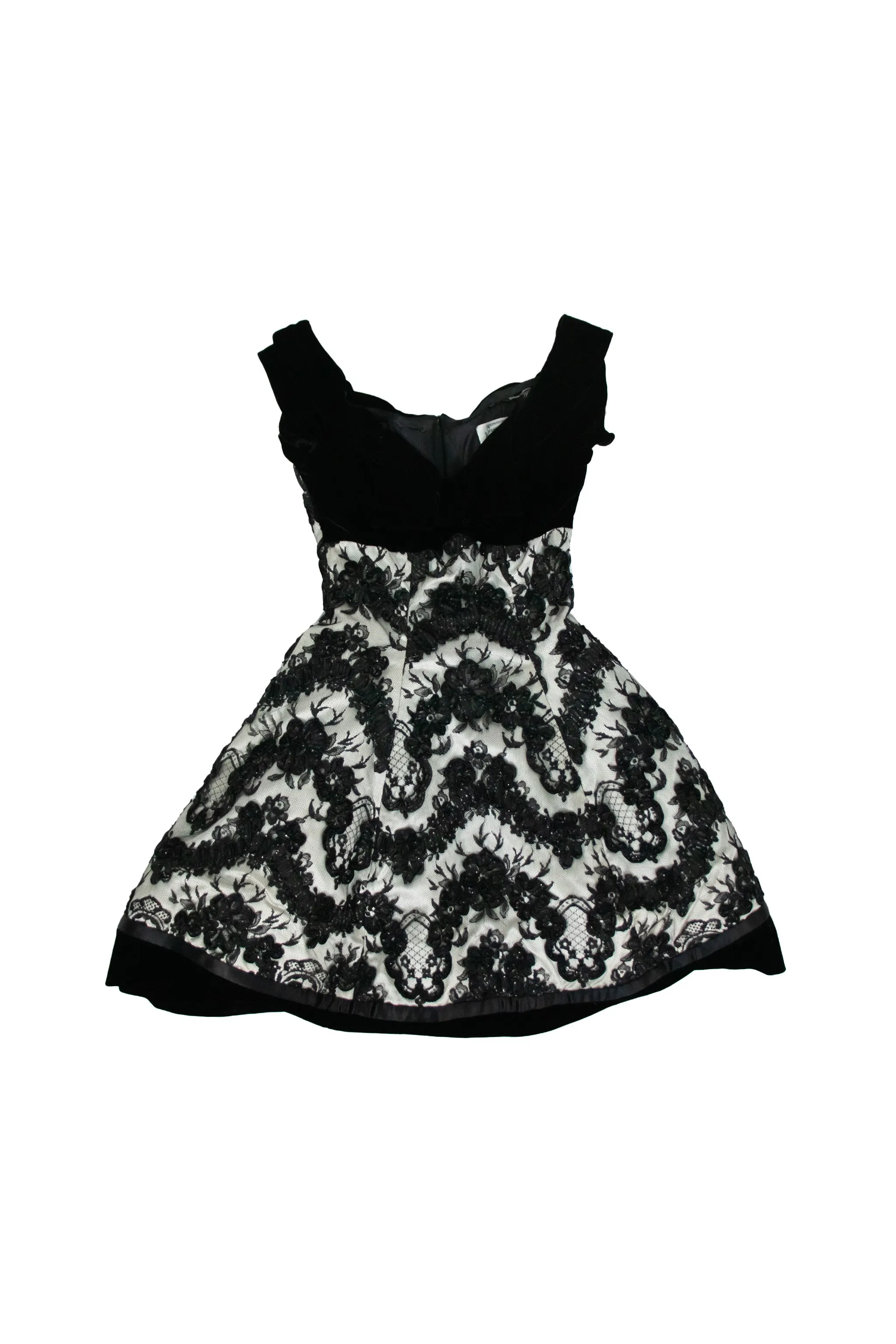 Vintage '80s David Fielden Floral Dress