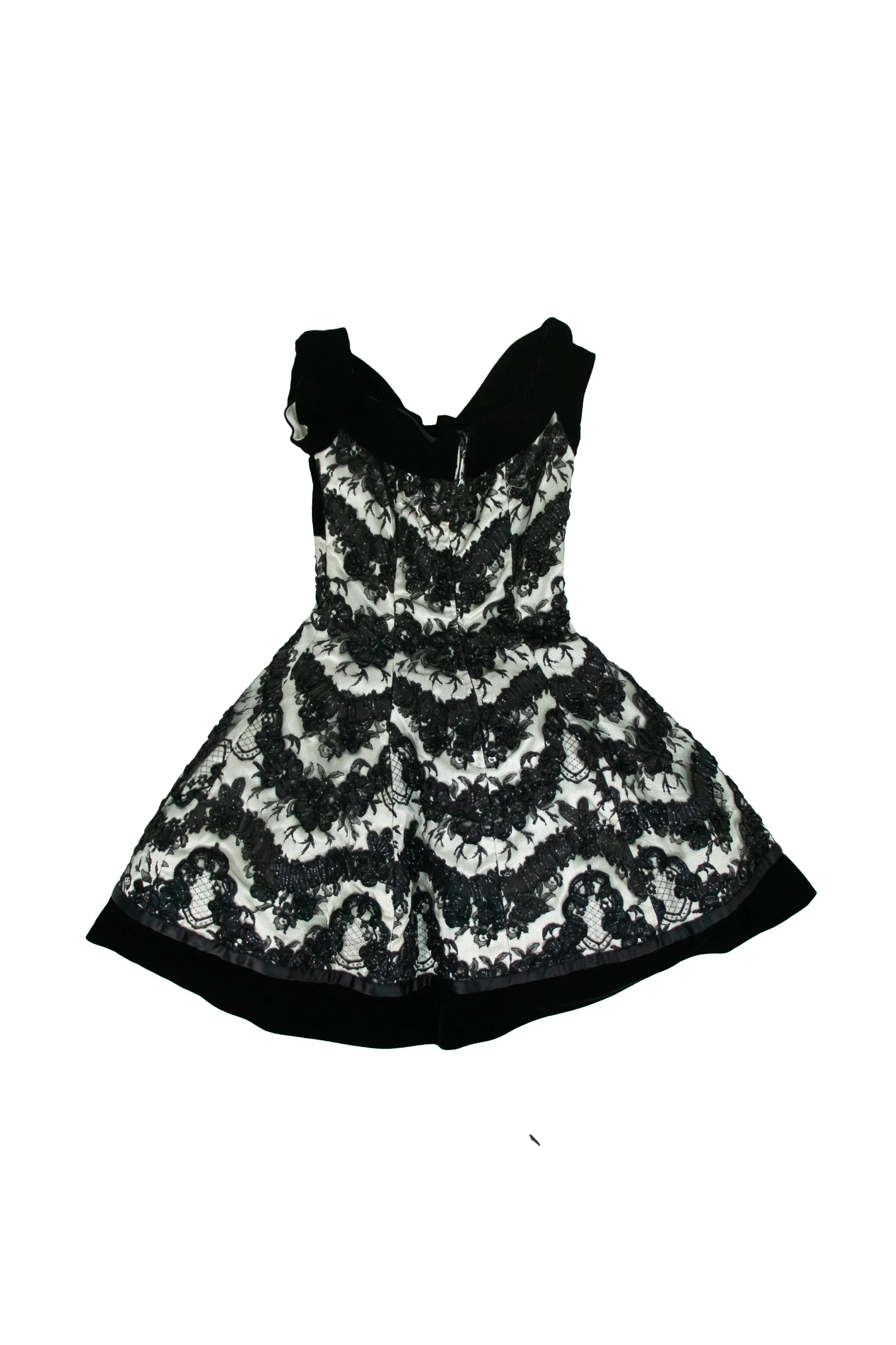 Vintage '80s David Fielden Floral Dress