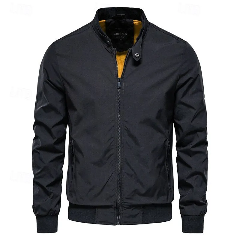 Windproof Zipper Lightweight Jacket